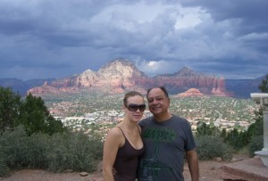 Natasha and Cheech in Sedona, Arizona