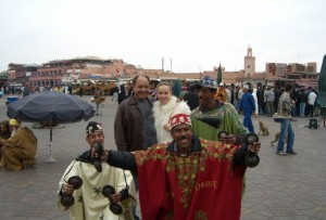 Natasha and Cheech in Marrakesh, Morocco