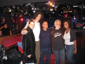 Natasha talking to Howard Stern at his radio show about her wedding plans with Cheech.