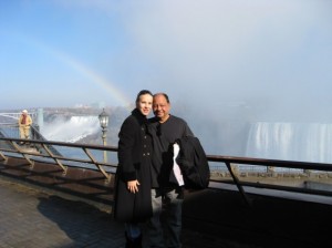 Natasha and Cheech at Niagra Falls