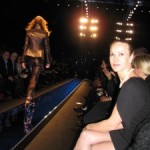 Natasha at Versace Show Milan Fashion Week