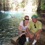 NATASHA AND CHEECH IN CHICHEN ITZA